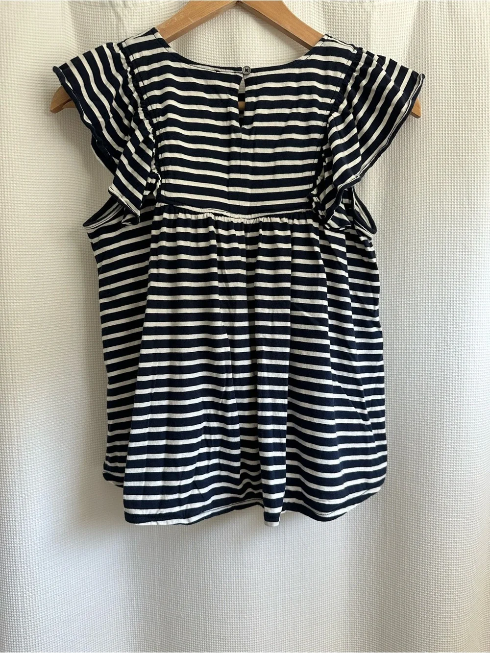 J. Crew Navy & White Striped Tee, XS